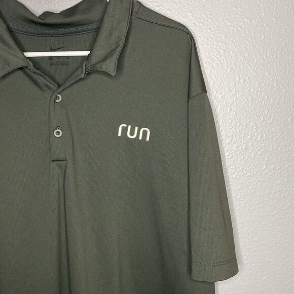Nike Dark Gray Slate Button Up Polo Size XXL - Picture 5 of 10